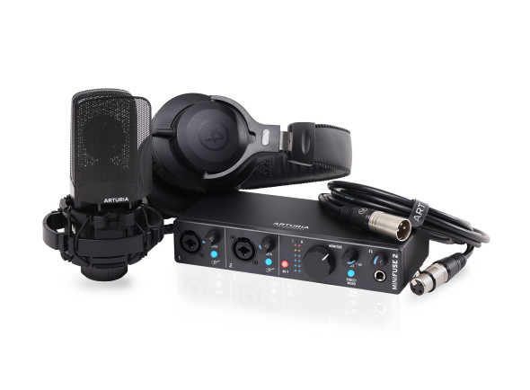 Arturia MiniFuse Recording Pack Black Arturia MiniFuse Recording Pack Black